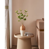 Saryksu Ceramic Vase - White & Gold