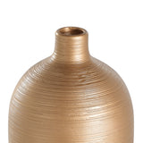 Saryksu Ceramic Vase - White & Gold