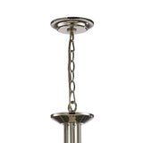 Saskia 72cm Round 6 Light Crystal Chandelier - Polished Nickel