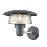 Saturne 1 Light Wall Lantern - Grey