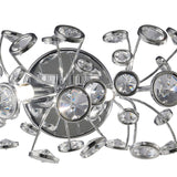 Savanna 2 Light Crystal Wall Light - Chrome