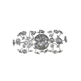 Savanna 2 Light Crystal Wall Light - Chrome