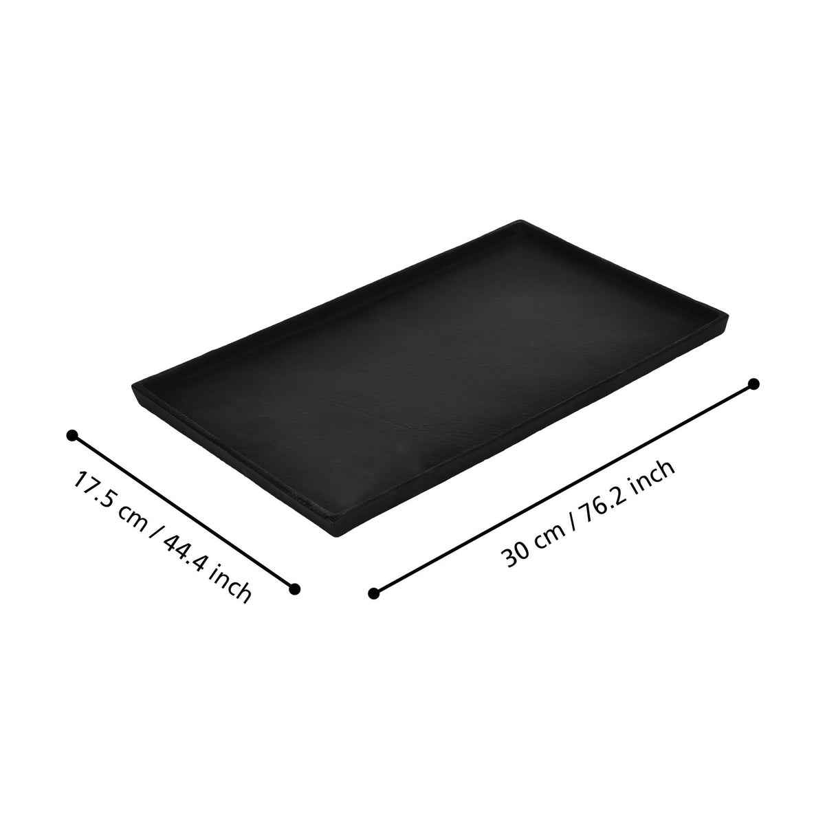 Savant Decorative Tray 30 x 17.5cm - Black