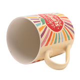 Teaching Is My Super Power Apple and Rainbow Porcelain Mug