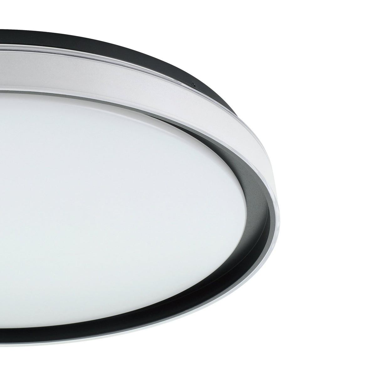 Seluci LED Flush Ceiling Light - Black