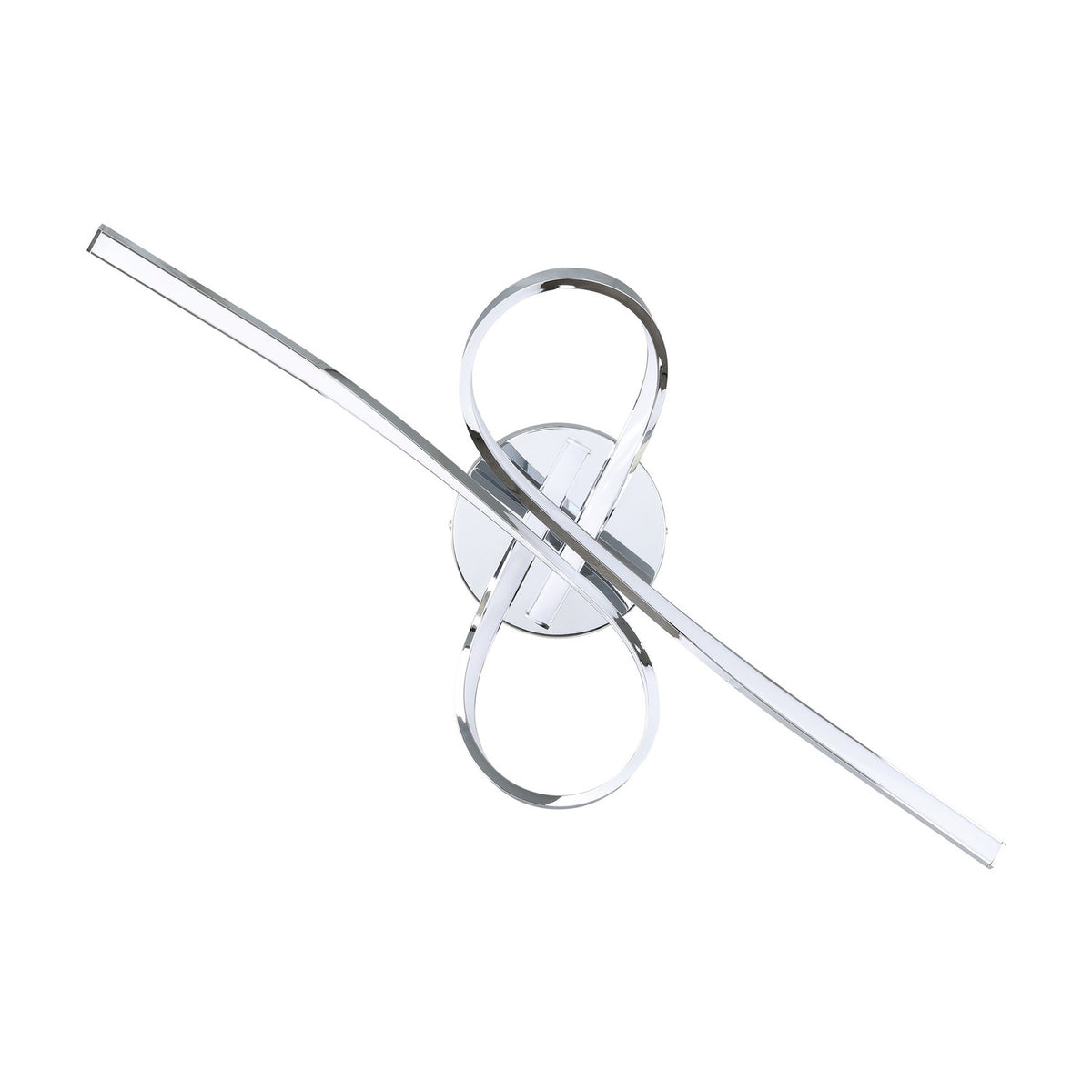 Selvina LED Flush Ceiling Light - Chrome