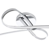 Selvina LED Flush Ceiling Light - Chrome
