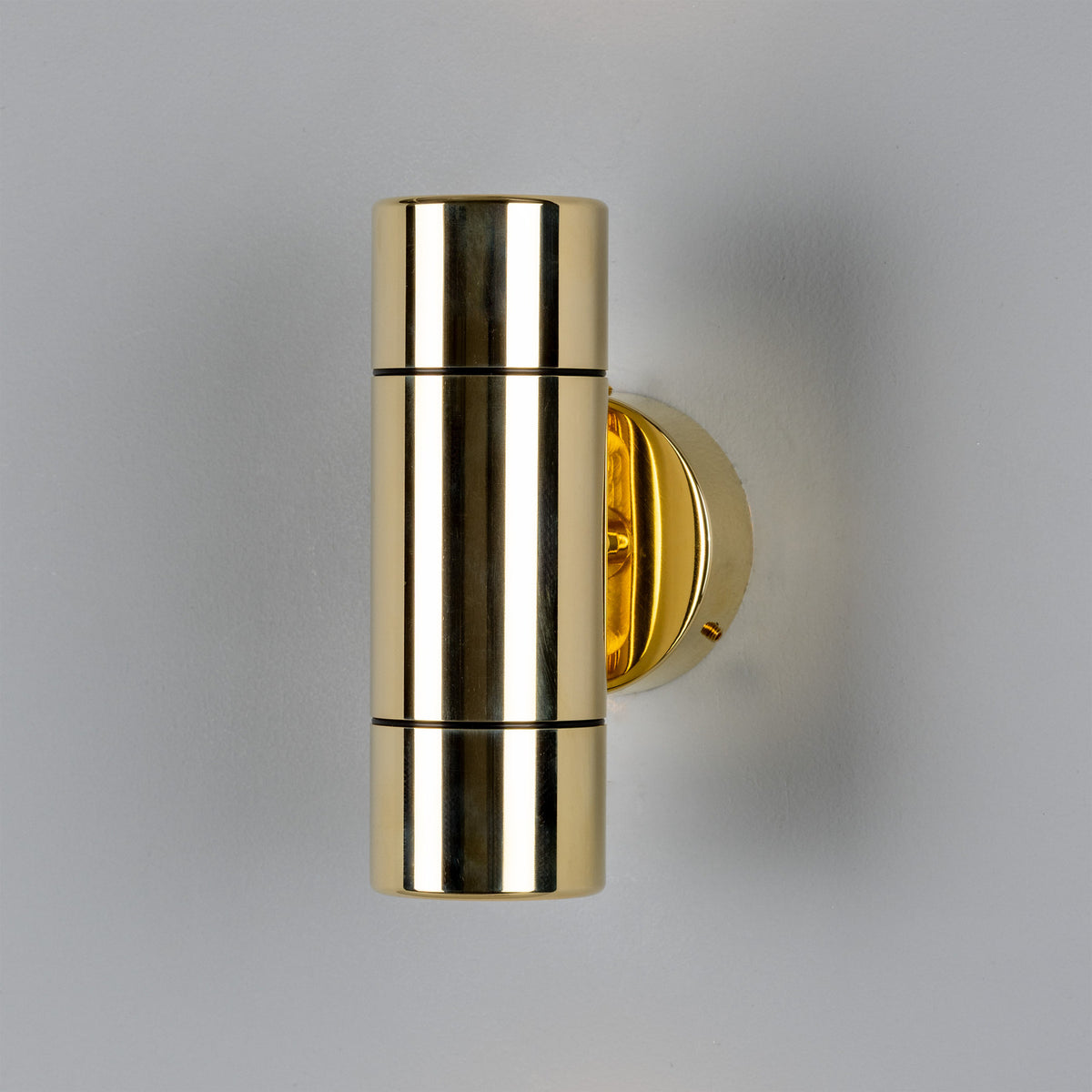 Selvory Brass Up/Down Twin Wall Light IP44