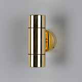 Selvory Brass Up/Down Twin Wall Light IP44