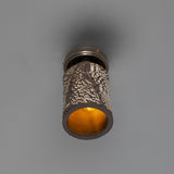 Senna Ceramic Ceiling Light - Black Clay