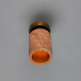 Senna Ceramic Ceiling Light - Red Iron
