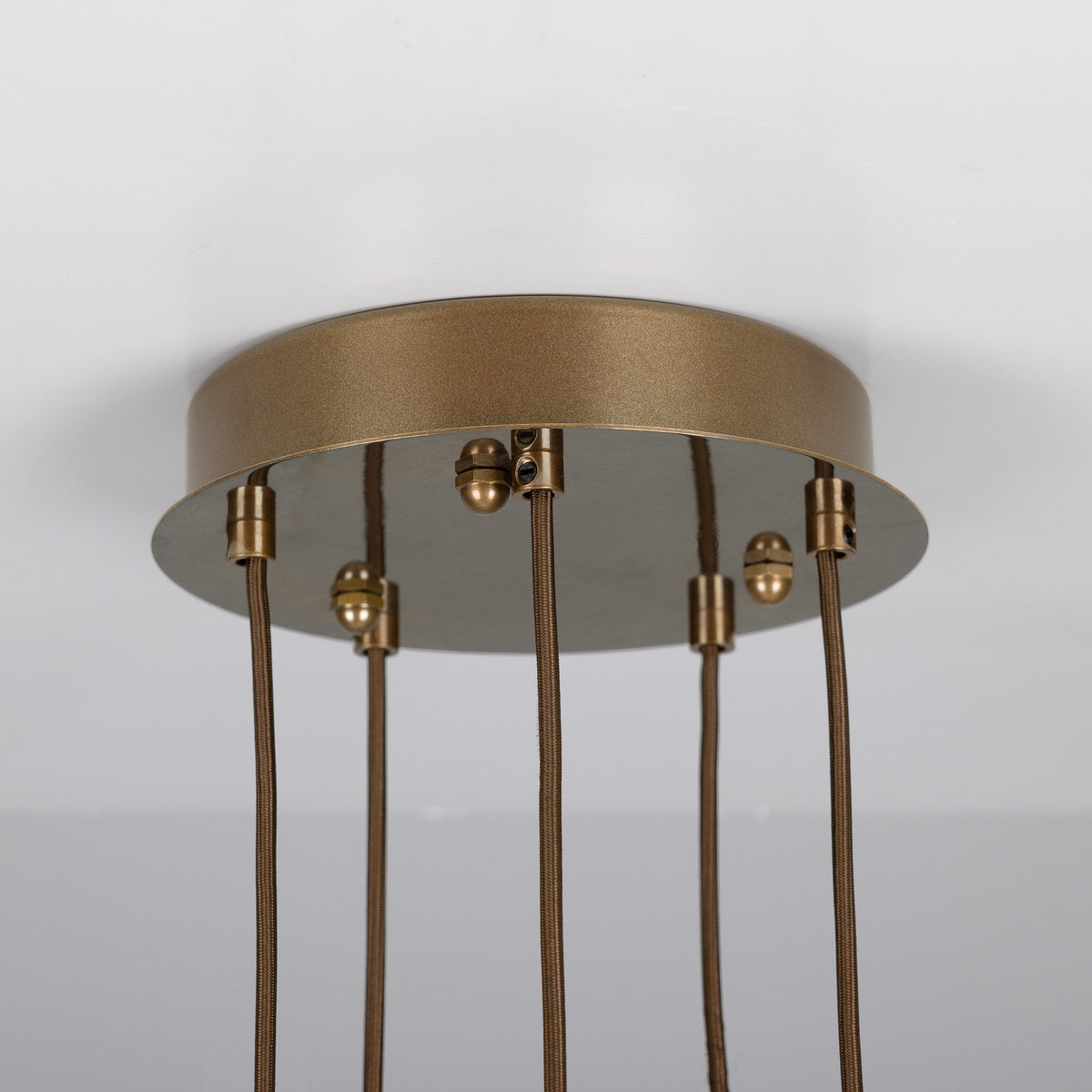 Seoul 5 Light Glass Globe Ceiling Light IP65