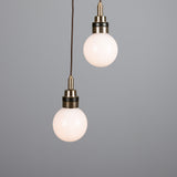 Seoul 5 Light Glass Globe Ceiling Light IP65