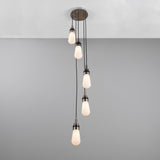 Seoul 5 Light Glass Globe Ceiling Light IP65