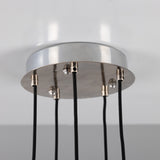 Seoul 5 Light Glass Globe Ceiling Light IP65