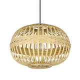 Serbanne Wooden Pendant Light 38cm - Brown