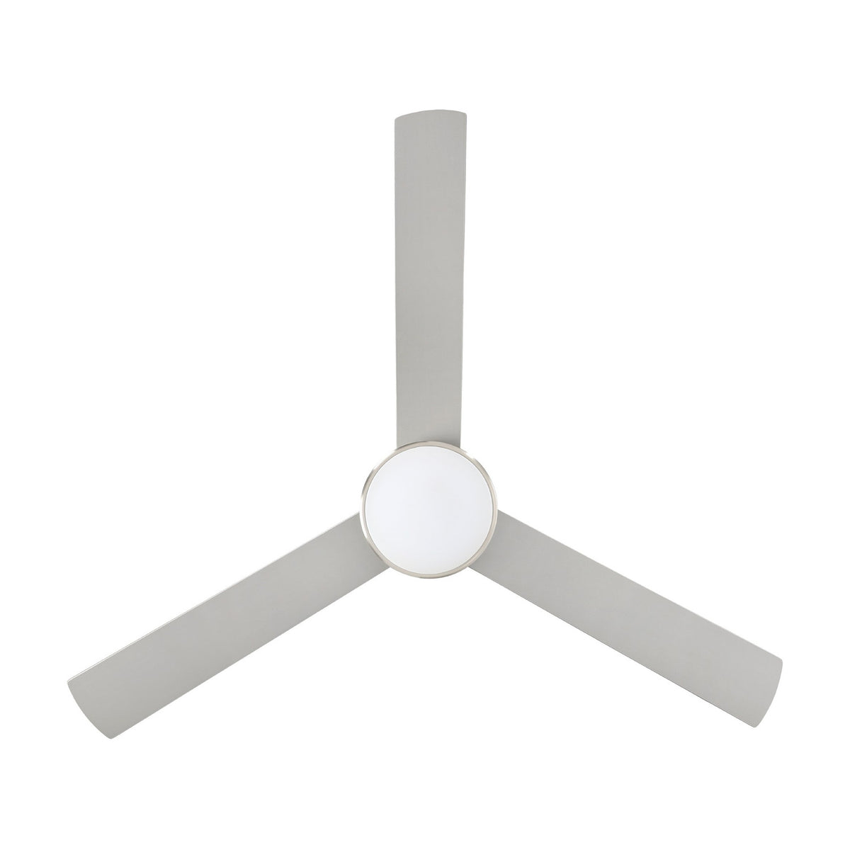 Sesimbra Ceiling Fan with Light - Satin Nickel