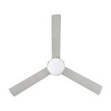 Sesimbra Ceiling Fan with Light - Satin Nickel