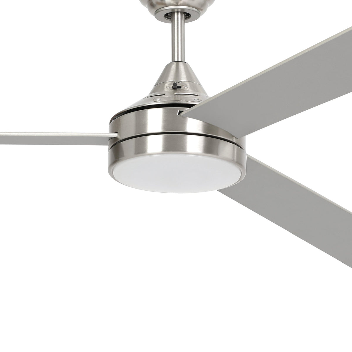 Sesimbra Ceiling Fan with Light - Satin Nickel