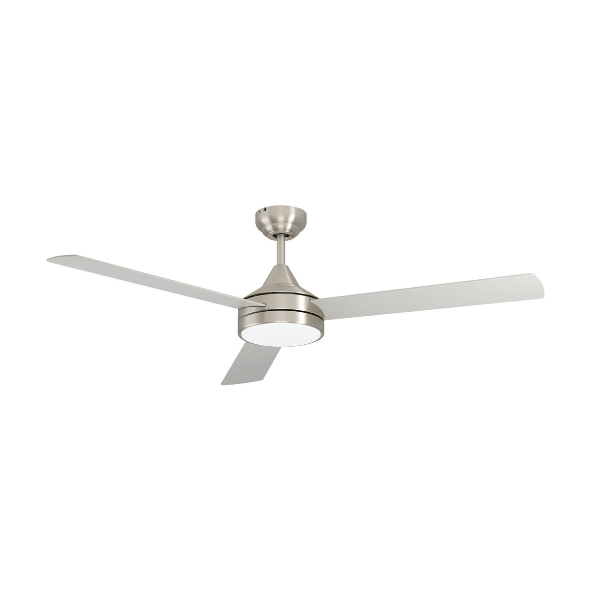 Sesimbra Ceiling Fan with Light - Satin Nickel