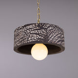 Seville Ceramic Pendant Light - Black Clay