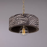 Seville Ceramic Pendant Light - Black Clay