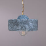 Seville Ceramic Pendant Light - Blue Earth