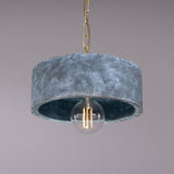 Seville Ceramic Pendant Light - Blue Earth