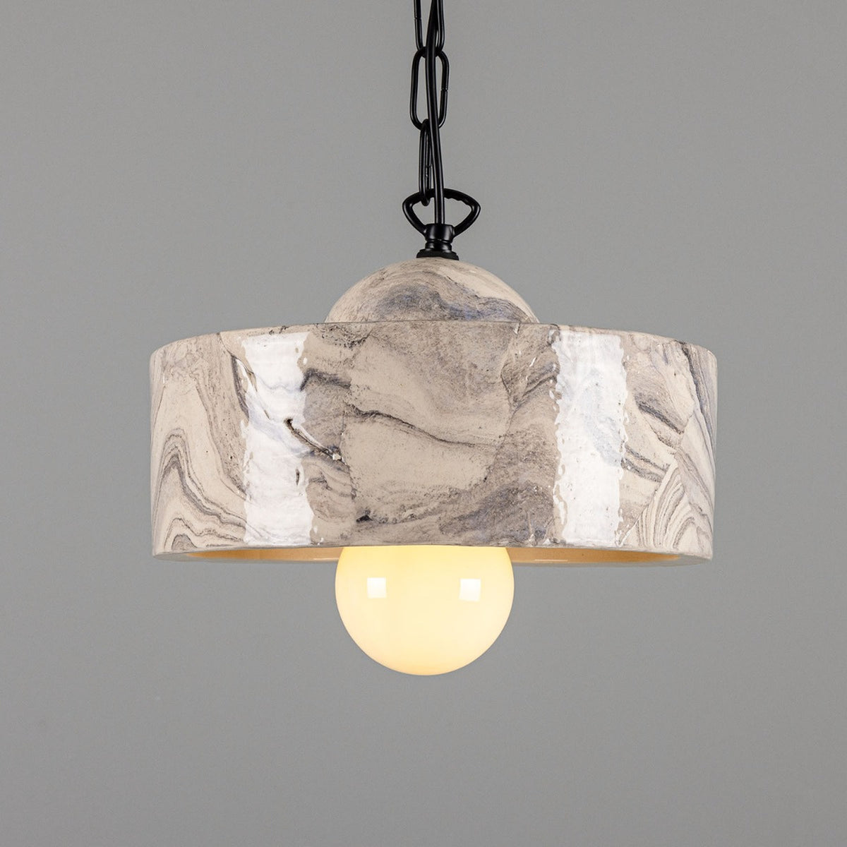 Seville Ceramic Pendant Light - Marbled