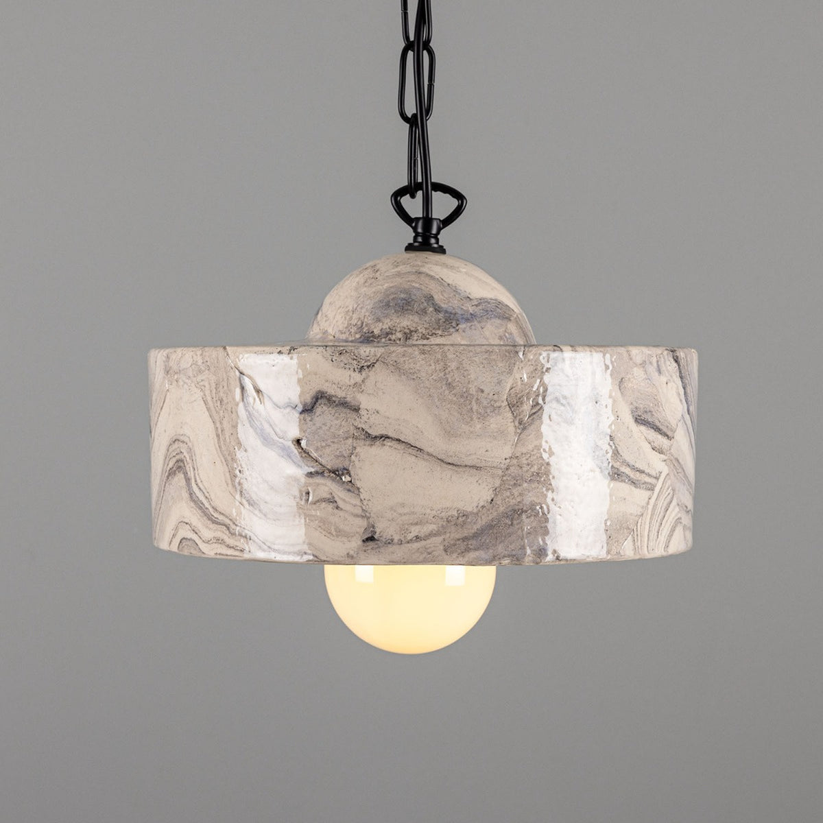 Seville Ceramic Pendant Light - Marbled