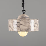 Seville Ceramic Pendant Light - Marbled