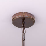 Seville Ceramic Pendant Light - Red Iron