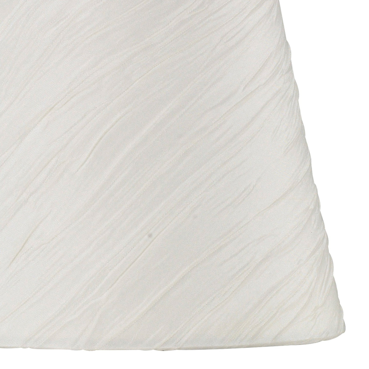 Wrinkle Clip-On Lampshade - Cream, 8/13cm x 13cm