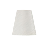 Wrinkle Clip-On Lampshade - Cream, 8/13cm x 13cm