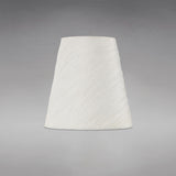 Wrinkle Clip-On Lampshade - Cream, 8/13cm x 13cm