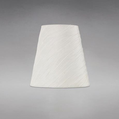 Wrinkle Clip-On Lampshade - Cream, 8/13cm x 13cm