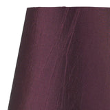 Wrinkle Clip-On Lampshade - Aubergine, 8/13cm x 13cm