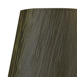 Wrinkle Clip-On Lampshade - Olive, 8/13cm x 13cm