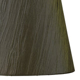 Wrinkle Clip-On Lampshade - Olive, 8/13cm x 13cm