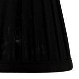 Organza Pattern Clip-On Lampshade - Black, 8/13cm x 13cm