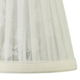 Organza Pattern Clip-On Lampshade - Cream, 8/13cm x 13cm