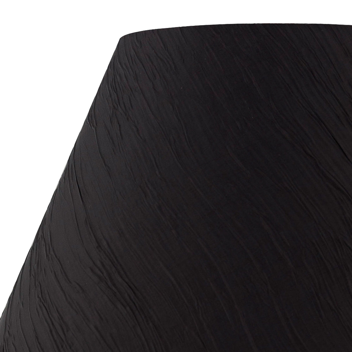 Wrinkle Lampshade - Black, 22/40cm x 22cm