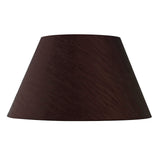 Wrinkle Lampshade - Chocolate Brown, 22/40cm x 22cm