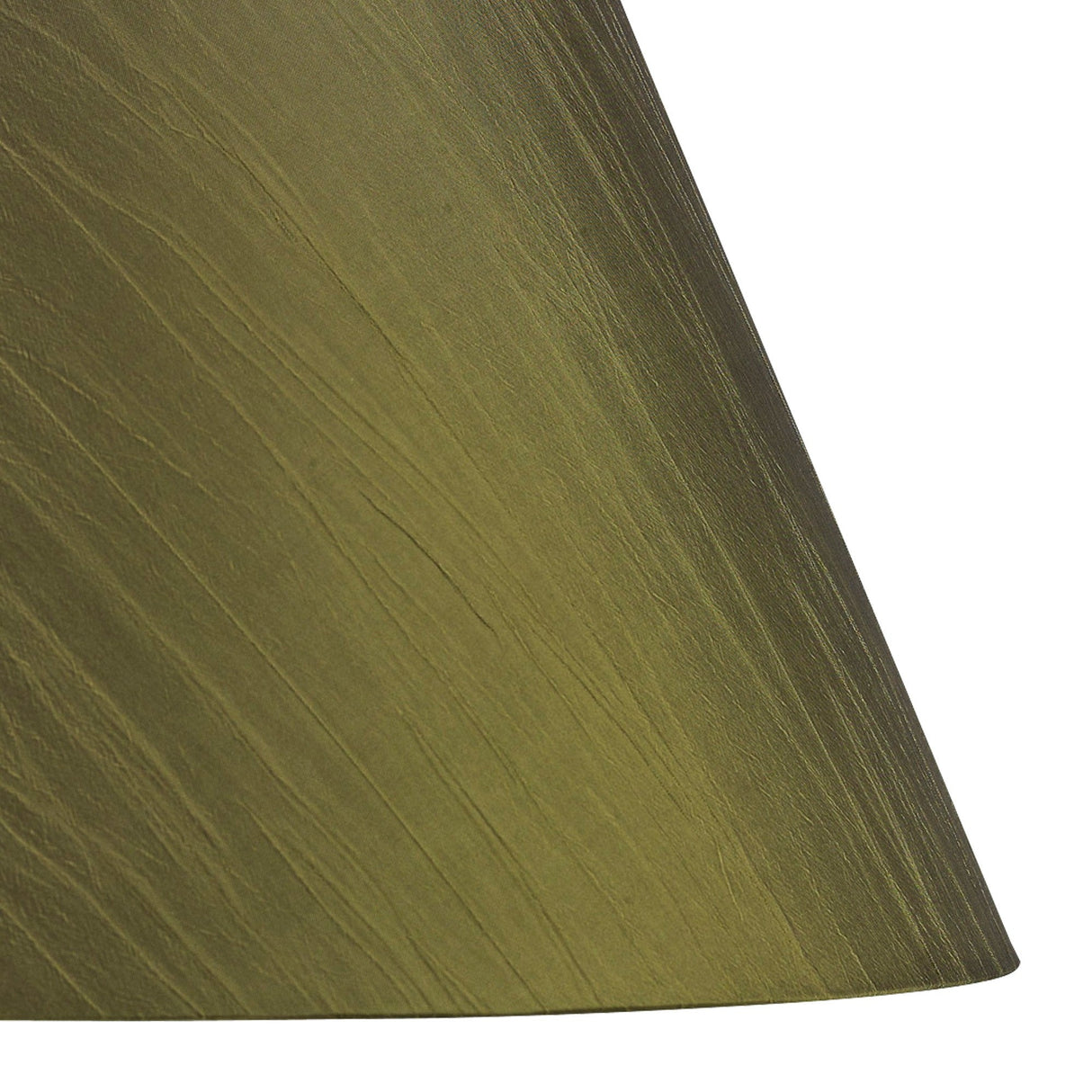 Wrinkle Lampshade - Olive, 22/40cm x 22cm