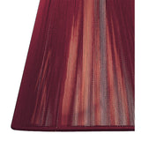 Clip-On Silk String Lampshade - Red Wine, 8/13cm x 11cm
