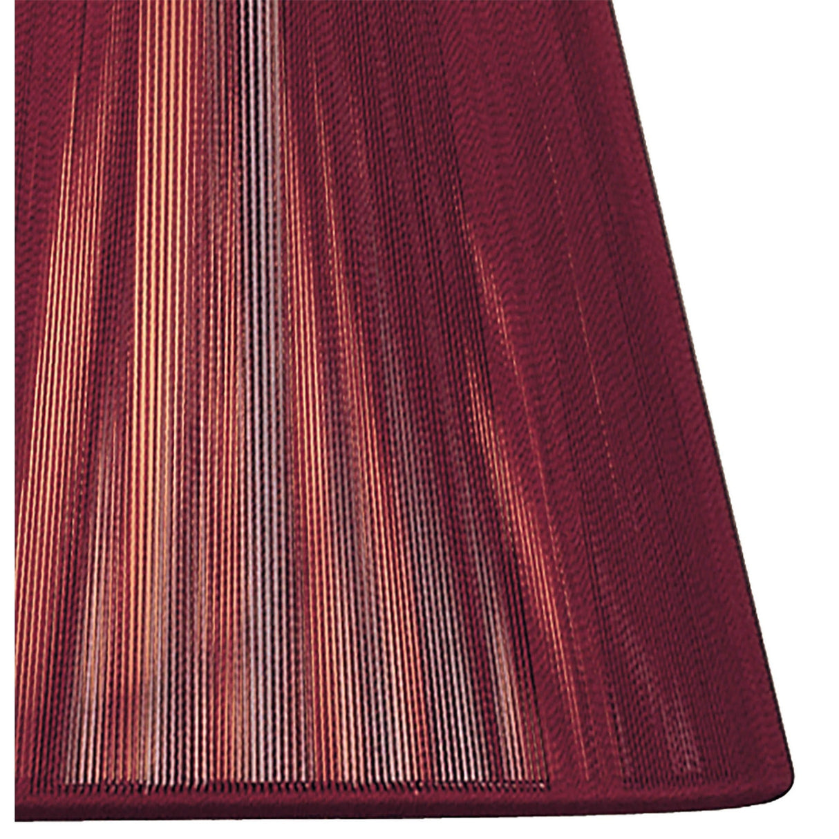 Clip-On Silk String Lampshade - Red Wine, 8/13cm x 11cm