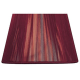 Clip-On Silk String Lampshade - Red Wine, 8/13cm x 11cm