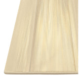 Clip-On Silk String Lampshade - Ivory Cream, 8/13cm x 11cm