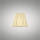 Clip-On Silk String Lampshade - Ivory Cream, 8/13cm x 11cm