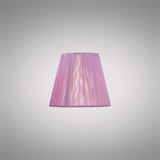Clip-On Silk String Lampshade - Lilac Pink, 8/13cm x 11cm